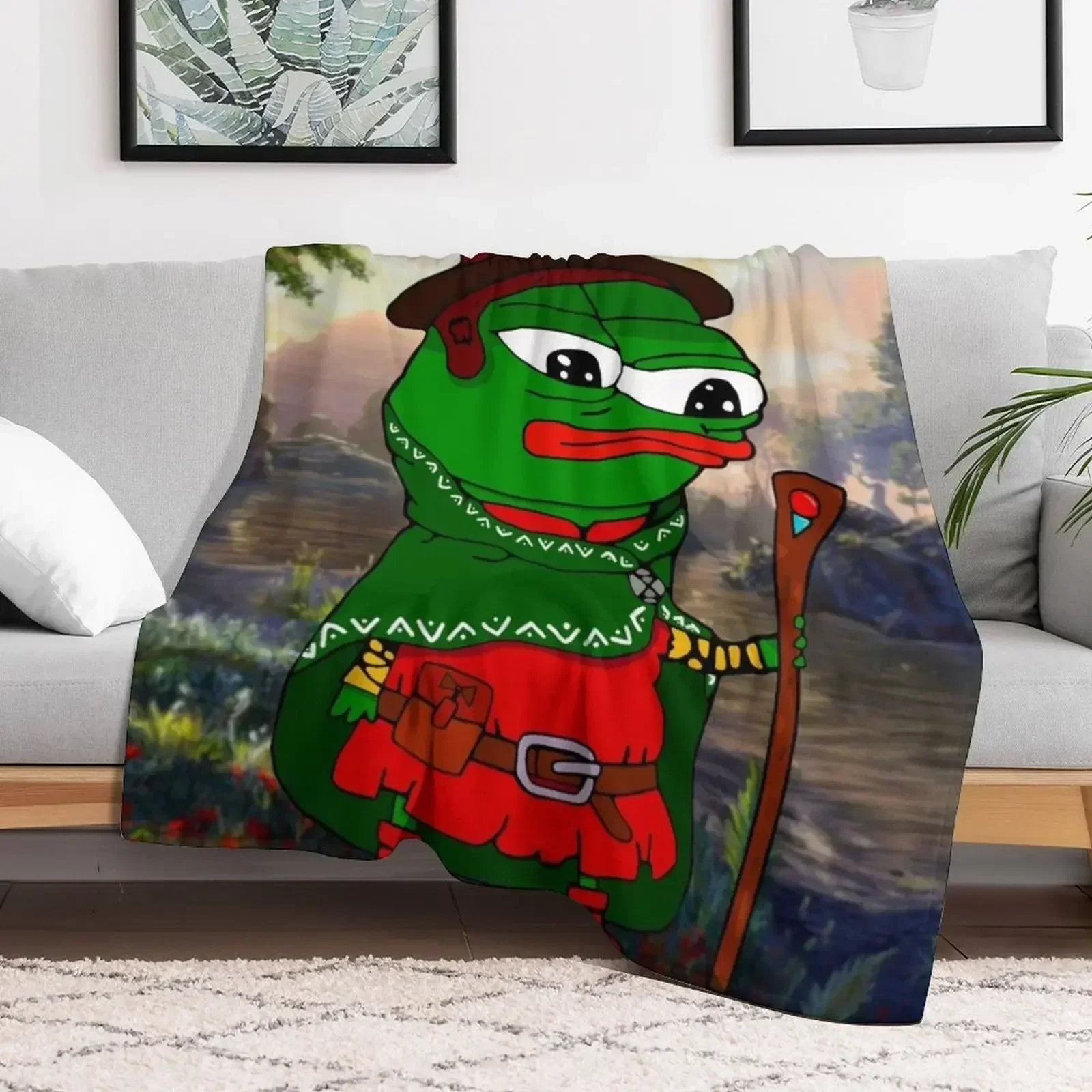 Одеяло Wizard Pepe Sorcerer Apu фланелевые одеяла для рождественских украшений