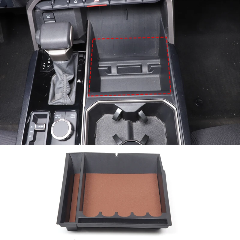 

For Toyota Tundra 2022-2023 ABS car central control storage slot compartment storage box car interior accessories