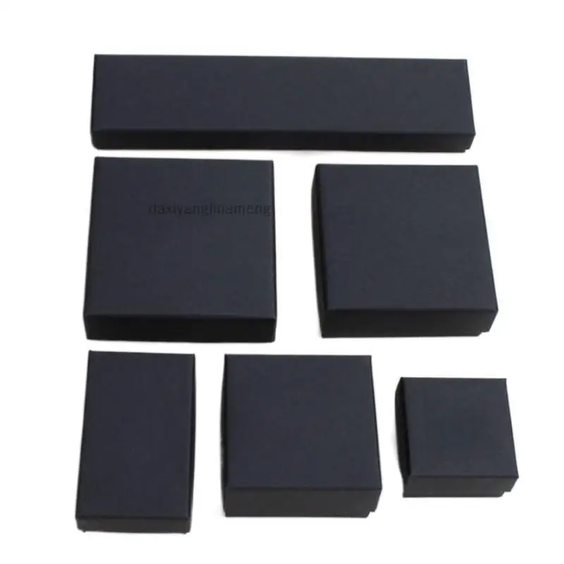 Vintage Kraft Paper Packing Box, Bracelet, Necklace, Ring, Earring, Jewelry Case, DIY PARTY Gift, High Grade, 10Pcs, Lot