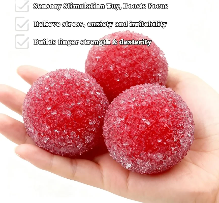Фото Мягкие сжимаемые антистресс-шарики Crunchy Squishy: восковые, формуемые, с эффектом ледяной кожи, сенсорные игрушки-фиджеты для снятия стресса и расслабления №5