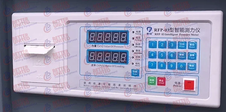 Полуавтоматические машины для испытания на сжатие EN. Оборудование испытаний в