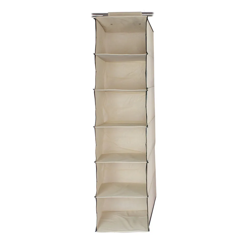 Hanging chest organizer six layers of cloth art chest hanging multilayer