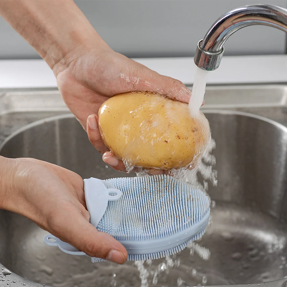 

Kitchen Accessories Brushes Dishwashing Sponge Household Cleaning Tools Useful Cleaning Brush For Kitchen/Fruit/Vegetable