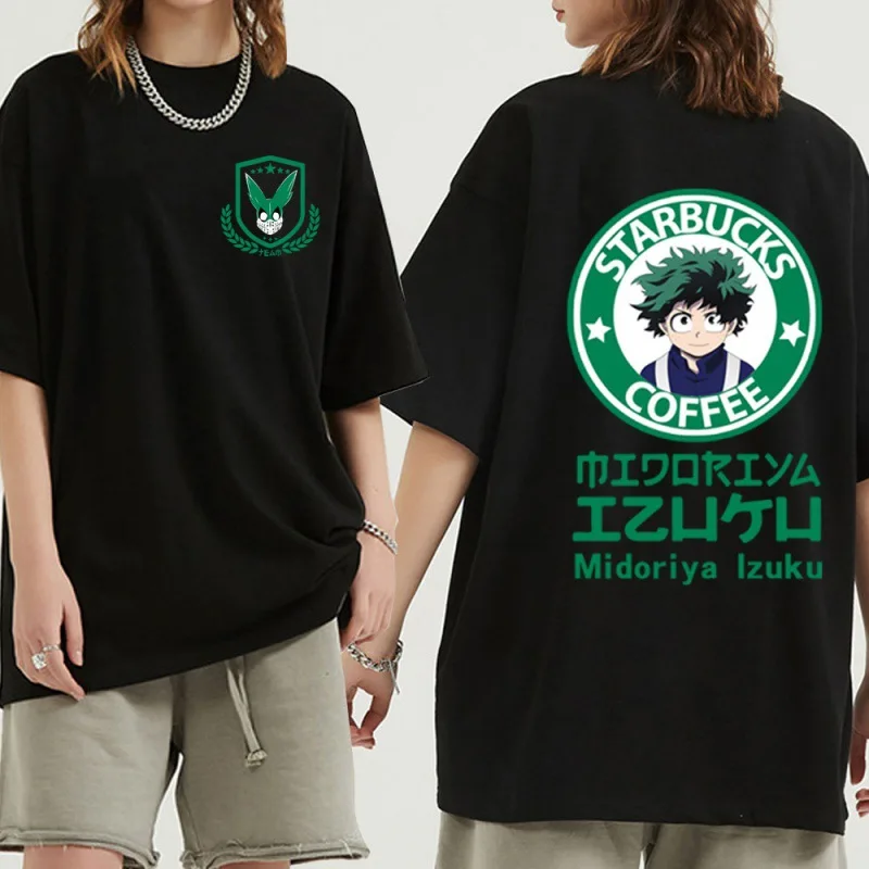 

Anime Clothes My Hero Academia Bakugou Deku Graphic Anime Tshirt Casual Unisex T Shirt Mangas T-Shirts Cozy Short Sleeve Camisa