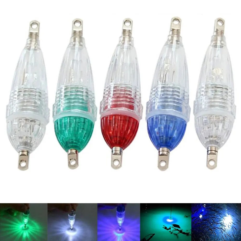 

Mini Fish Lure Light LED Deep Sea Drop Underwater Tackle Fishing Squid Lure Light 6cm Lamp Tools Underwater Flashing Lights