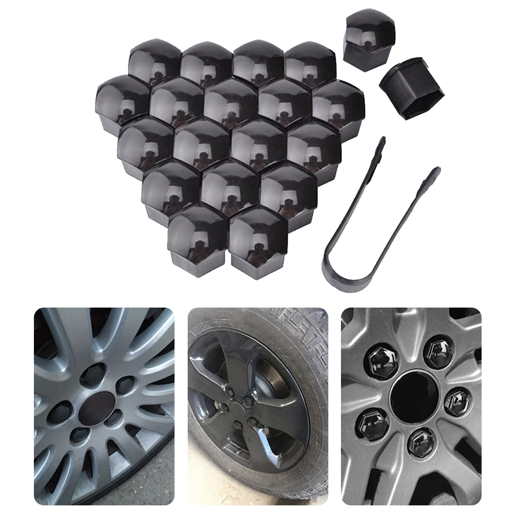 

20pcs Car Wheel Nut Caps Auto Tyre Hub Screw Anti-Rust Protection Cover Decoration Cap 17mm 19mm 21mm Auto Accessories