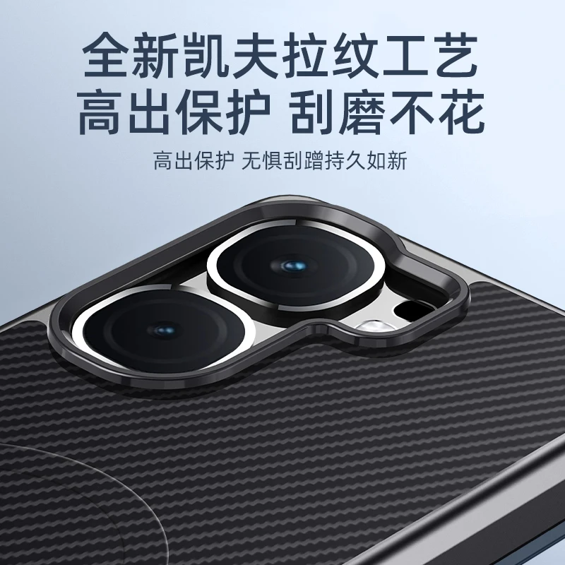 Чехол Skin Feel для IQOO NEO9 Pro NEO9S + Модный кевларовый чехол с магнитной зарядкой Plus