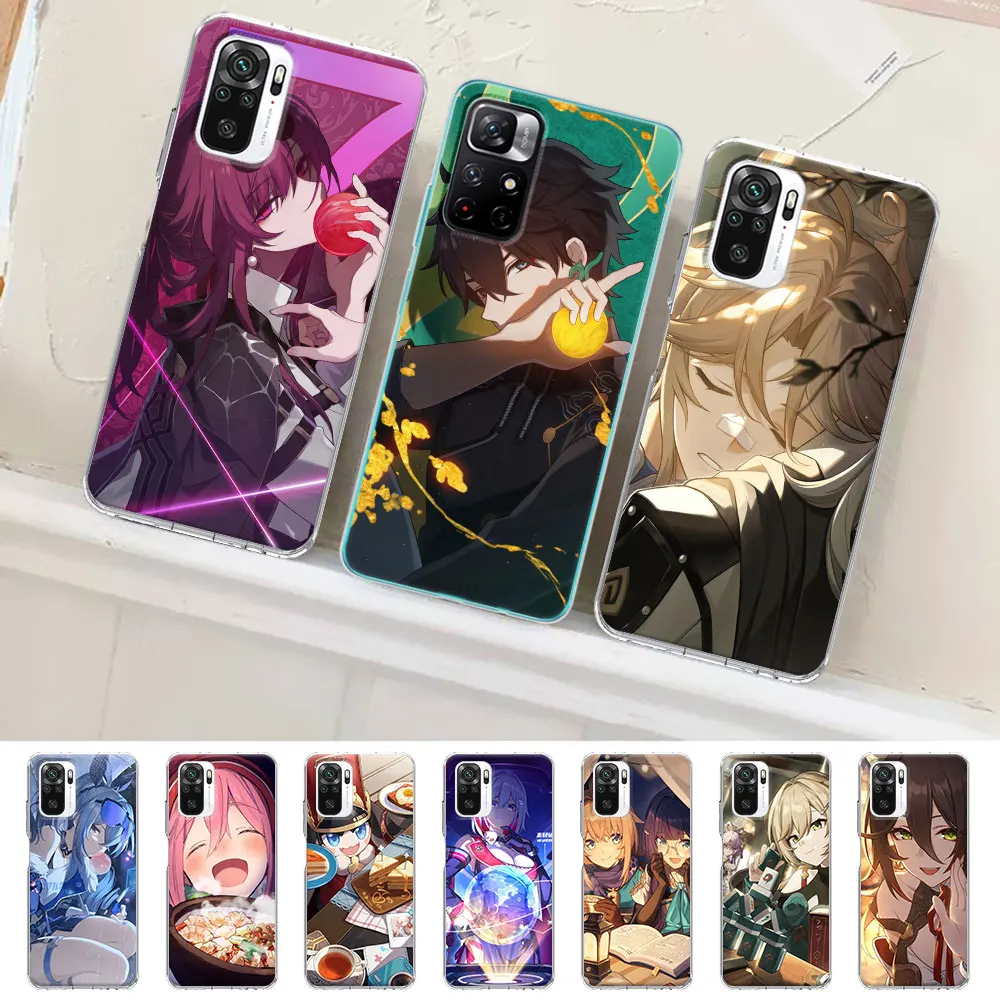 

Star Rail Cute Funda for Xiaomi Redmi Note 10 11 11E 12 Pro Plus Phone Case 10C 9 11S 9C 11T 8 9A 9i 8T 7 K40 TPU Soft Cover