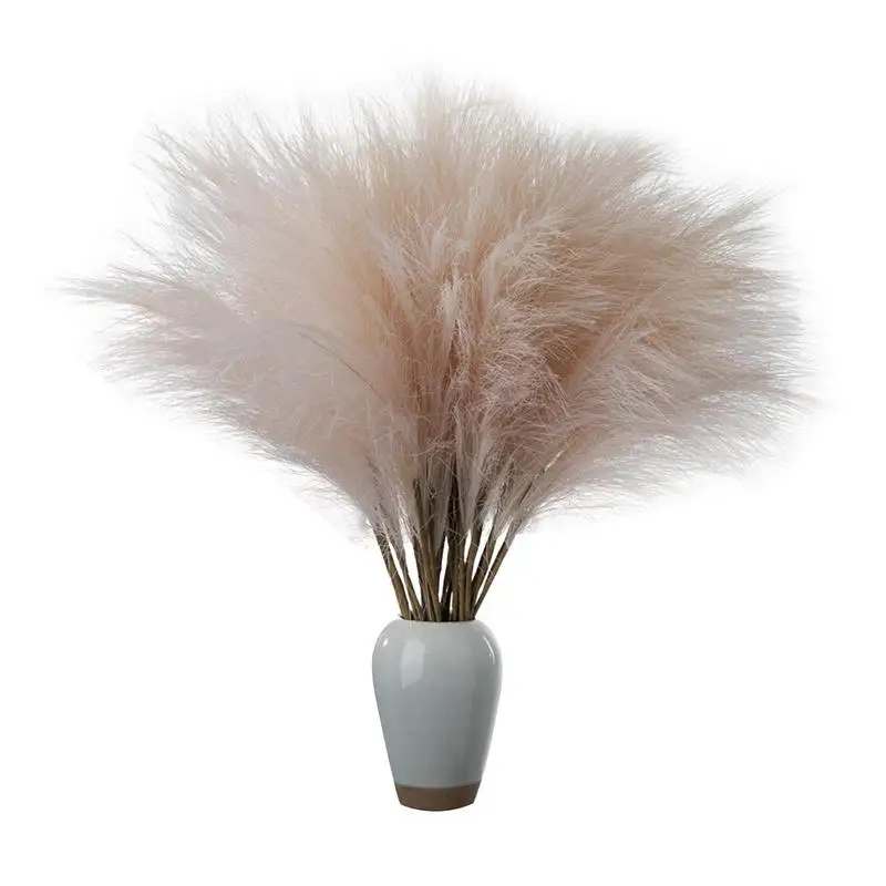 

Pampas Grass Artificial Pampas Reed Decoration Fake Flower Fluffy Reed Bouquet Reed Grass Decor Dried Flower Arrangements For