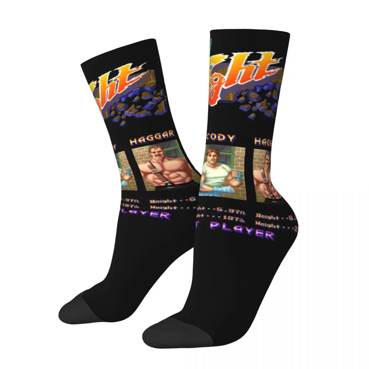 

Happy Funny Male Men Socks Final Fight Socks Merch Cute Sport Unisex Socks