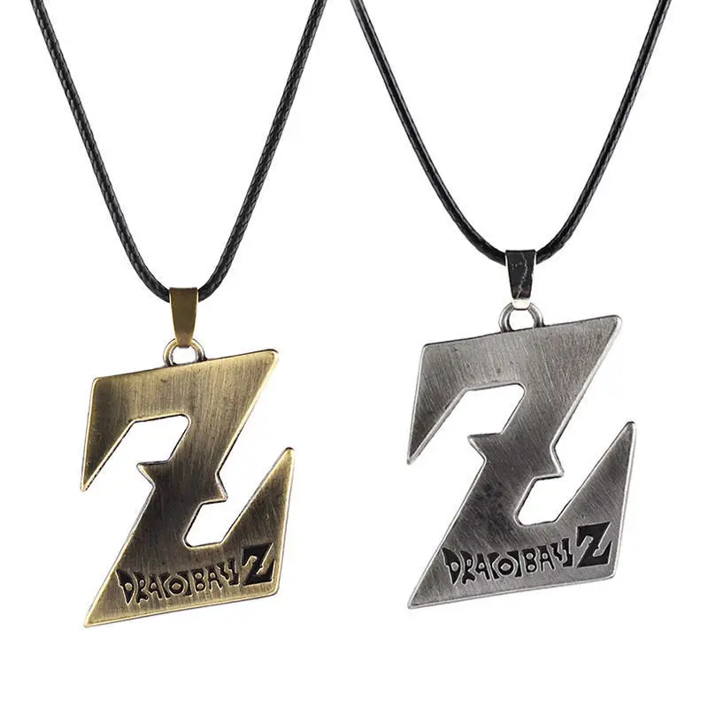 

Bandai Dragon Ball Anime Peripheral Creative Z-shaped Necklace Saiyan Logo Pendant Student Trend Personality Pendant Wholesale