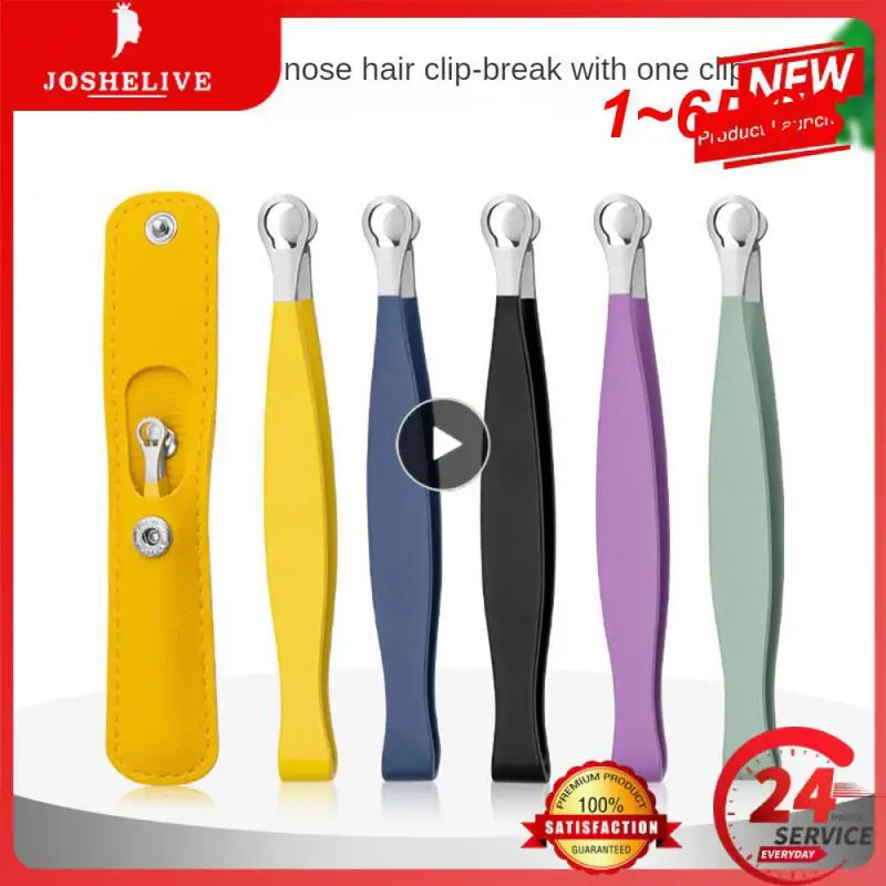 

1 ~ 6 шт. Универсальный Пинцет для стрижки волос в носу из нержавеющей стали для бровей в носу для стрижки волос Маникюр для Лица Ножницы для макияжа