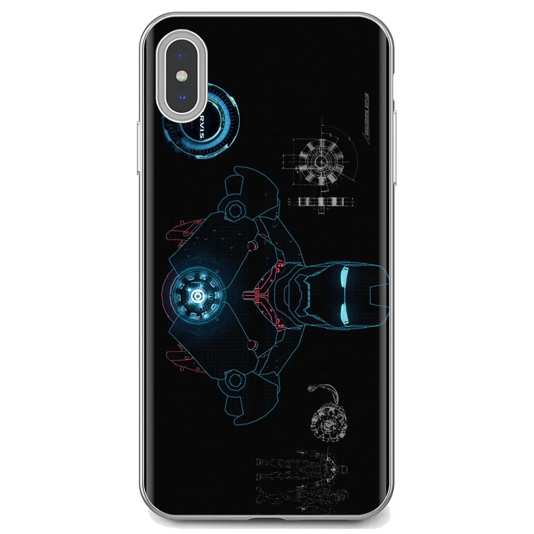 Мягкий корпус для реактора Железный человек Huawei P50 P30 P40 P20 P8 P9 P10 Lite Pro 2016 2017 P Smart Plus