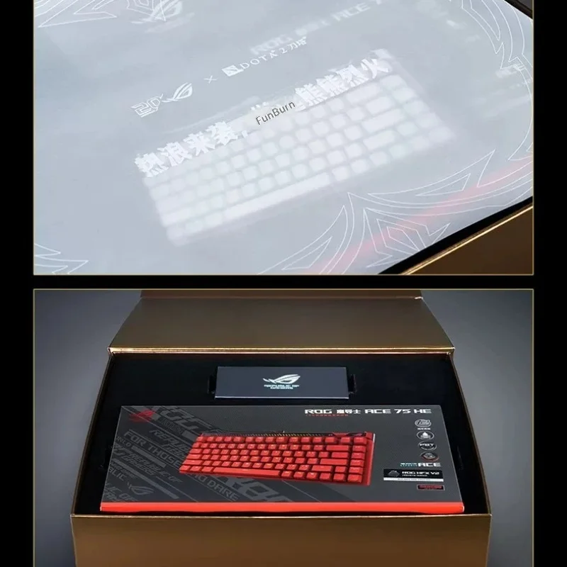 ROG Falchion Ace 75 HE x DOTA2 Lina Limited Gift Box HFX V2X Switch Игровая клавиатура с алюминиевыми клавишами для ПК-геймеров (art.: 3920dcde3152d) - 3920dcde3152d