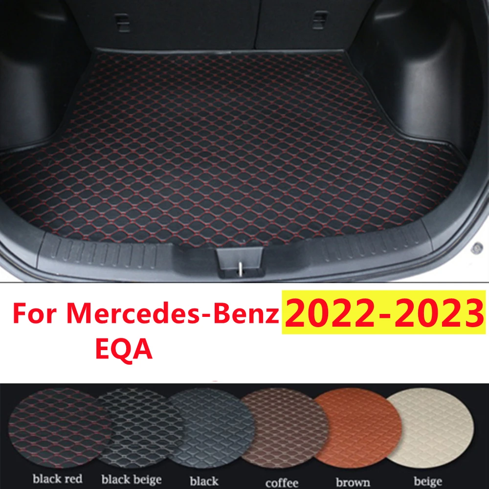 

SJ Custom Fit For Mercedes-Benz EQA 2022 2023 YEAR Waterproof Car Trunk Mat AUTO Tail Boot Tray Liner Cargo Carpet Pad Protector