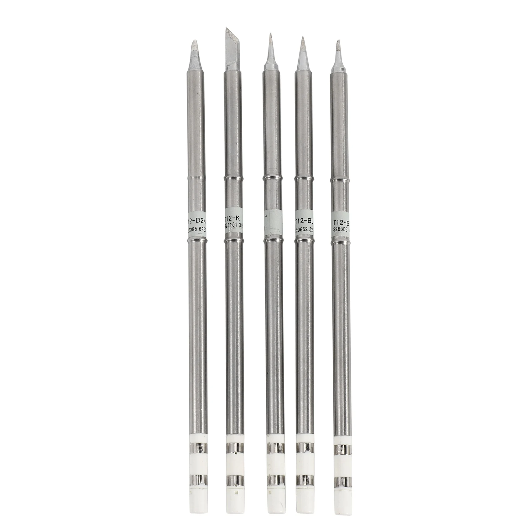 

5 Pcs T12 Series Solder Iron Tips for FX951 950D Soldering Station