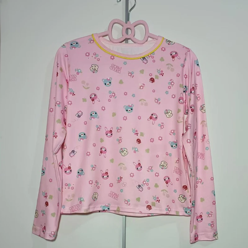 Футболки Y2k в японском стиле &quotЛолита&quot женская одежда милая футболка с круглым