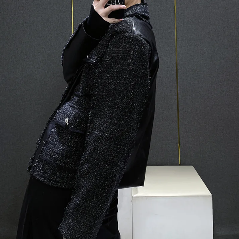 Мужской винтажный бомбер NSTOPOS из полиэстера