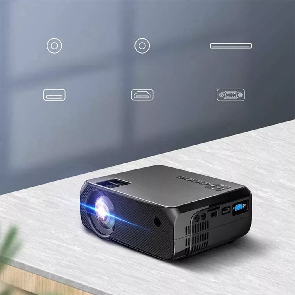 

Беспроводной проектор с дистанционным управлением 1280x720P Wi-Fi проектор для фильмов потолочная настенная домашнее оборудование для спальни в...