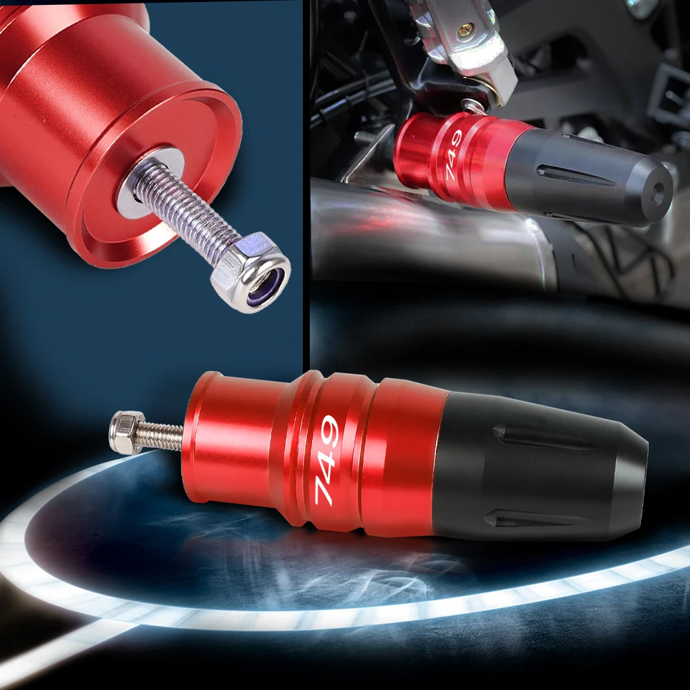 

For Ducati 749 R S 2003-2006 2004 2005 WITH LOGO Motorcycle CNC Accessories Frame Sliders Crash Pad Falling Protector Guard MOTO