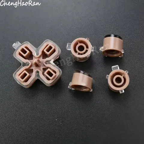 1 комплект пластиковых желейных кнопок ABXY и D-pad, триггерные кнопки для ремонта игрового контроллера PS5, сменные аксессуары