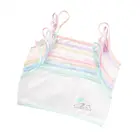 10 шт.лот, детский бюстгальтер для девочек, От 6 до 12 лет, хипстерское хлопковое нижнее белье для подростков, летний детский жилет