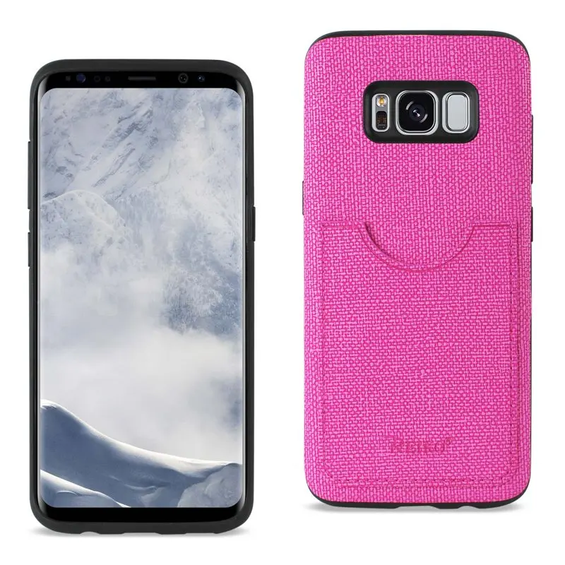 

2023 NEW Unnav Galaxy S8/ Sm Anti-slip Texture Protector Cover With Card Slot In Hot P