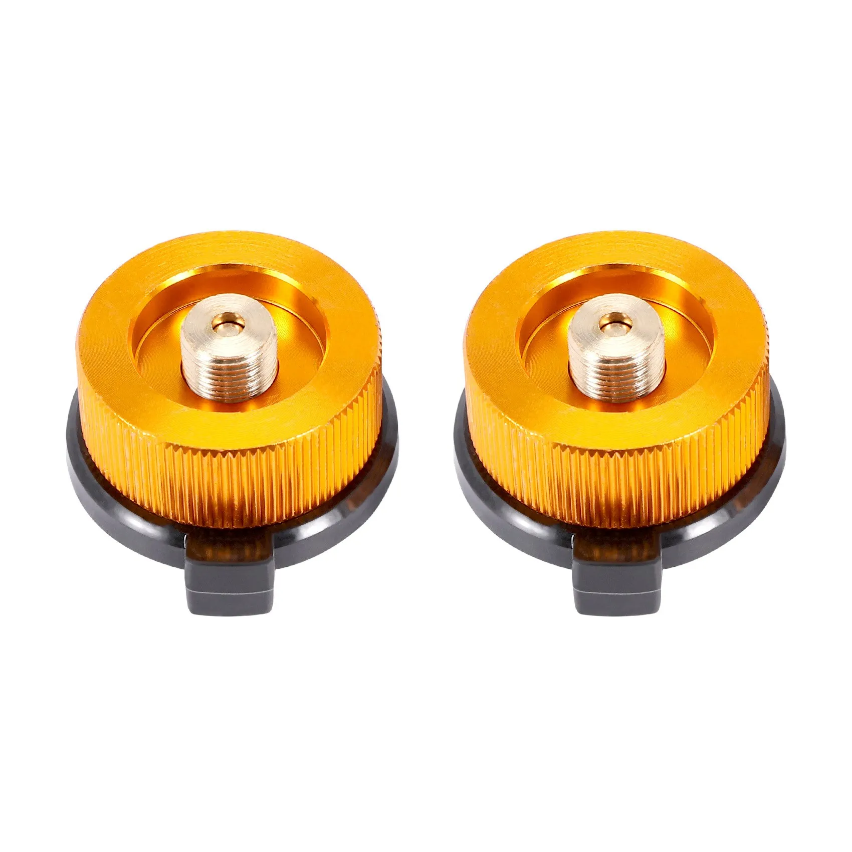 

2Pcs Gas Adapter Safe Durable Gas Stove Adapter Stove Connection Outdoor Camping Gas Bottle Adaptor for Butane Canister