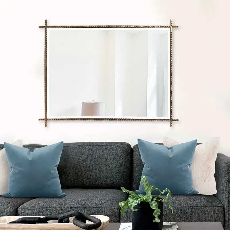 

in x 34 in Wall Mirror, Gold