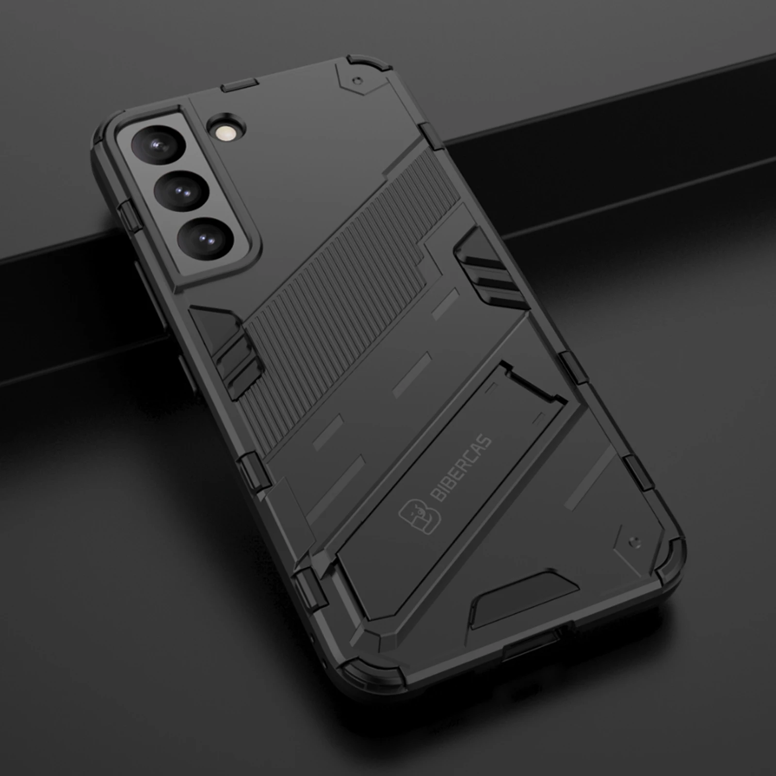 

For Samsung Galaxy S22 Ultra 5G Armor Rugged Case with Kickstand Hard Back Phone Cover Shockproof Case for Galaxy S22 Plus 2022