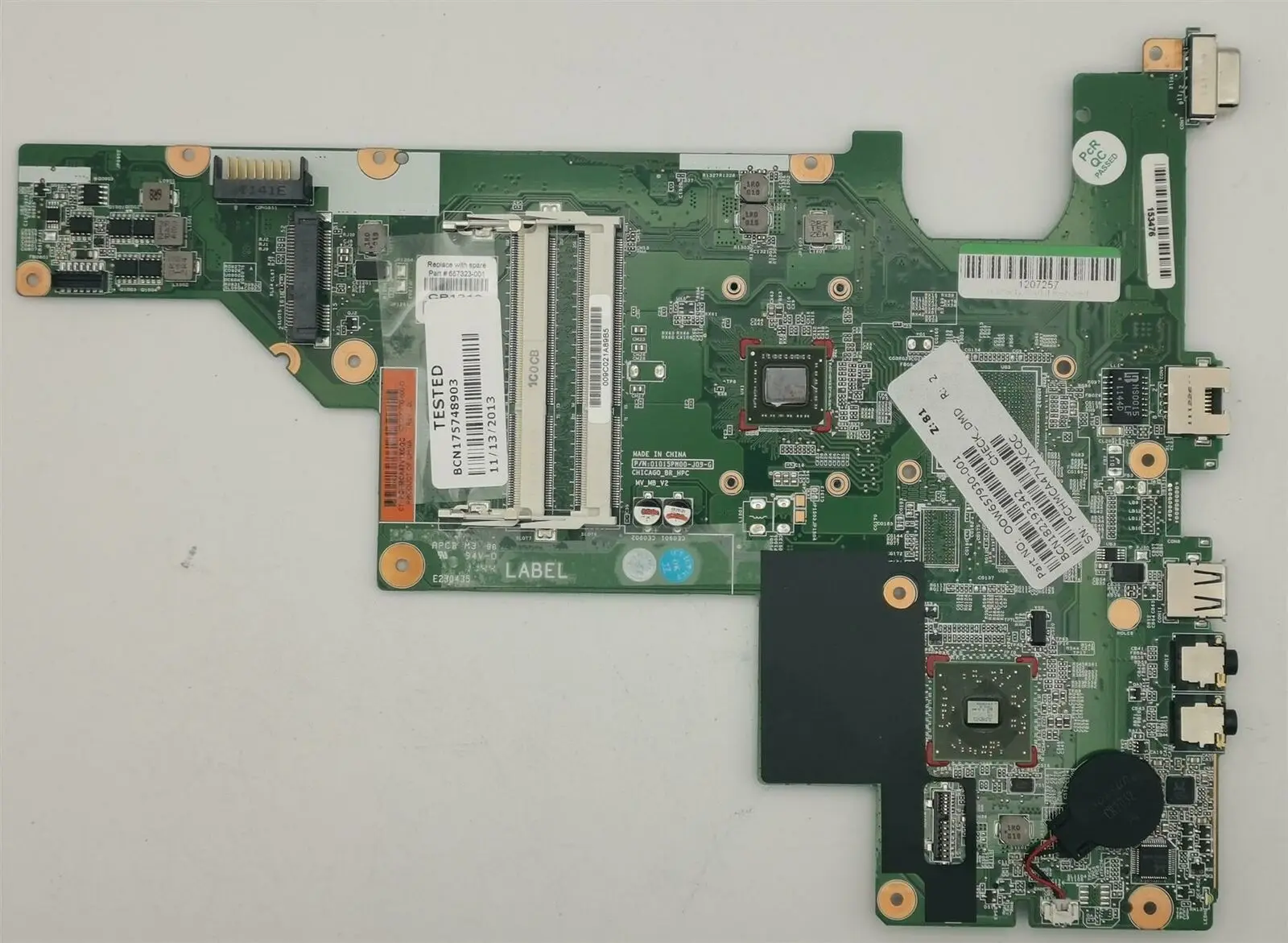 

Оригинальная материнская плата для HP Compaq Presario CQ43 Материнская плата 657323-001
