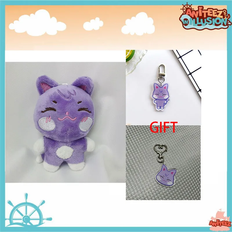 Фото 10 см KPOP ATEEZ Plushies брелок анитез кукла Hongjoong Seonghwa Yunho Yeosang San Mingi Wooyoung плюшевая кавайная мягкая игрушка №5