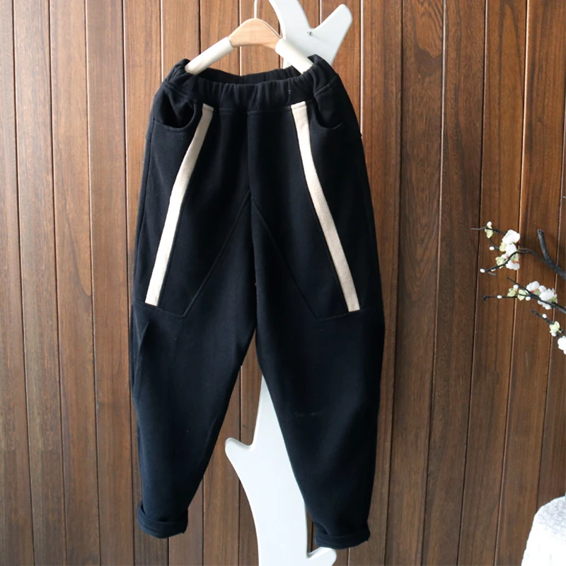 Брюки-султанки женские с эластичным поясом