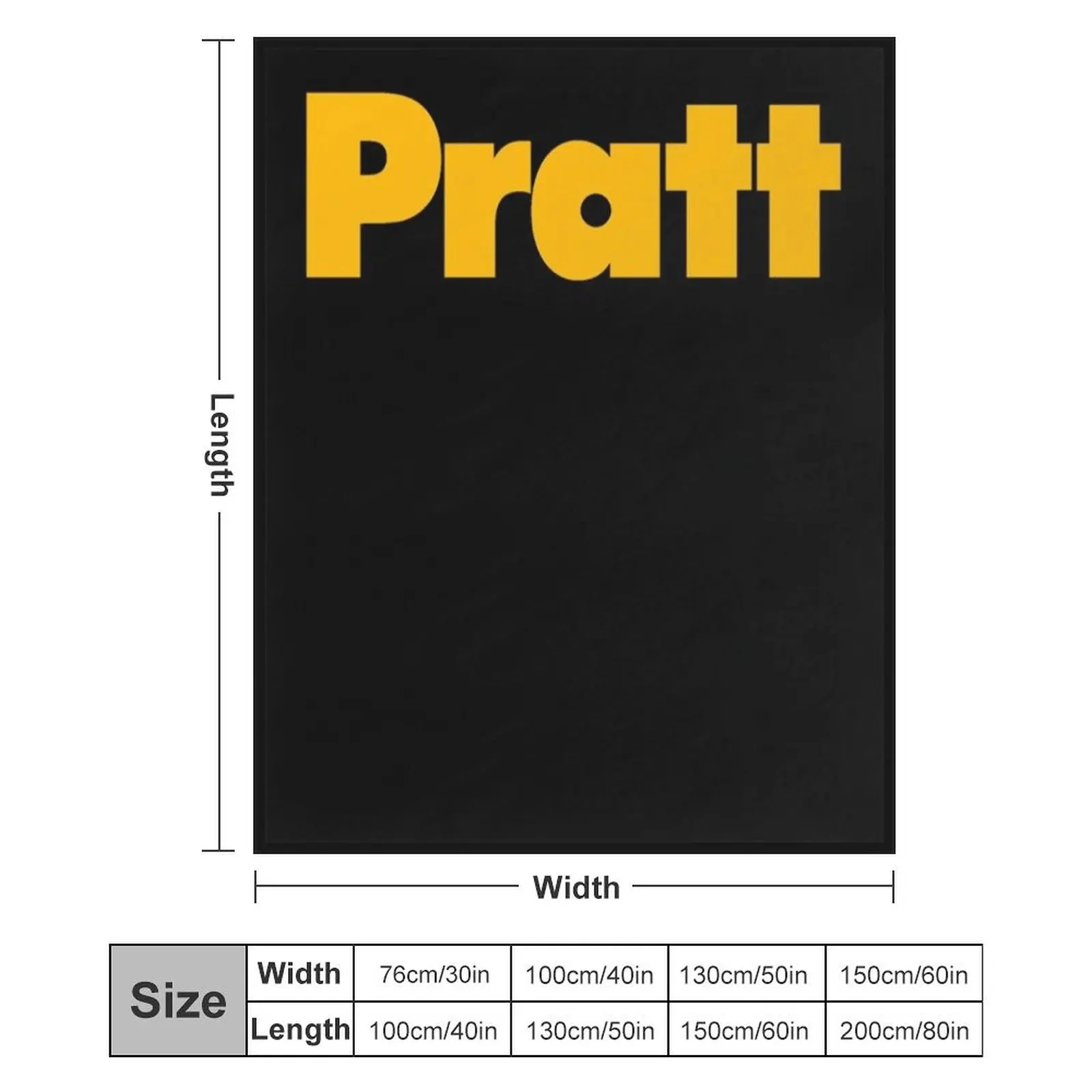 ЛУЧШИЙ ПРОДАВЕЦ - товар с логотипом Pratt Institute Essential пледы одеяла для кровати