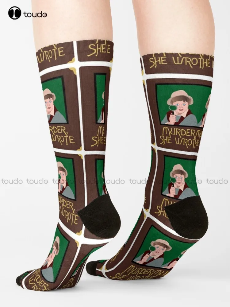 

It Was Murder She Wrote Socks High Socks Women Unisex Adult Teen Youth Socks Cute Pattern Funny Autumn Best Cartoon Fashion New