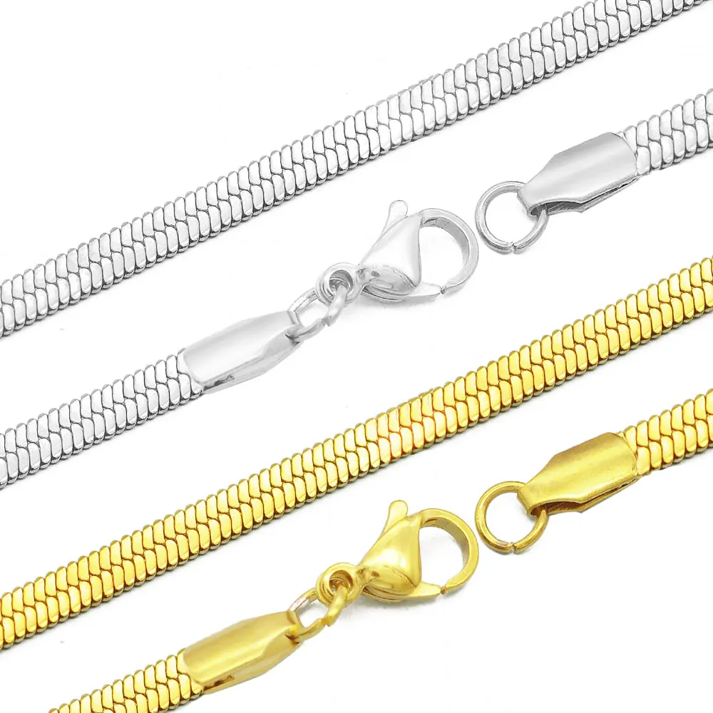 Женское Ожерелье-цепочка в форме змеи из нержавеющей стали 100% |