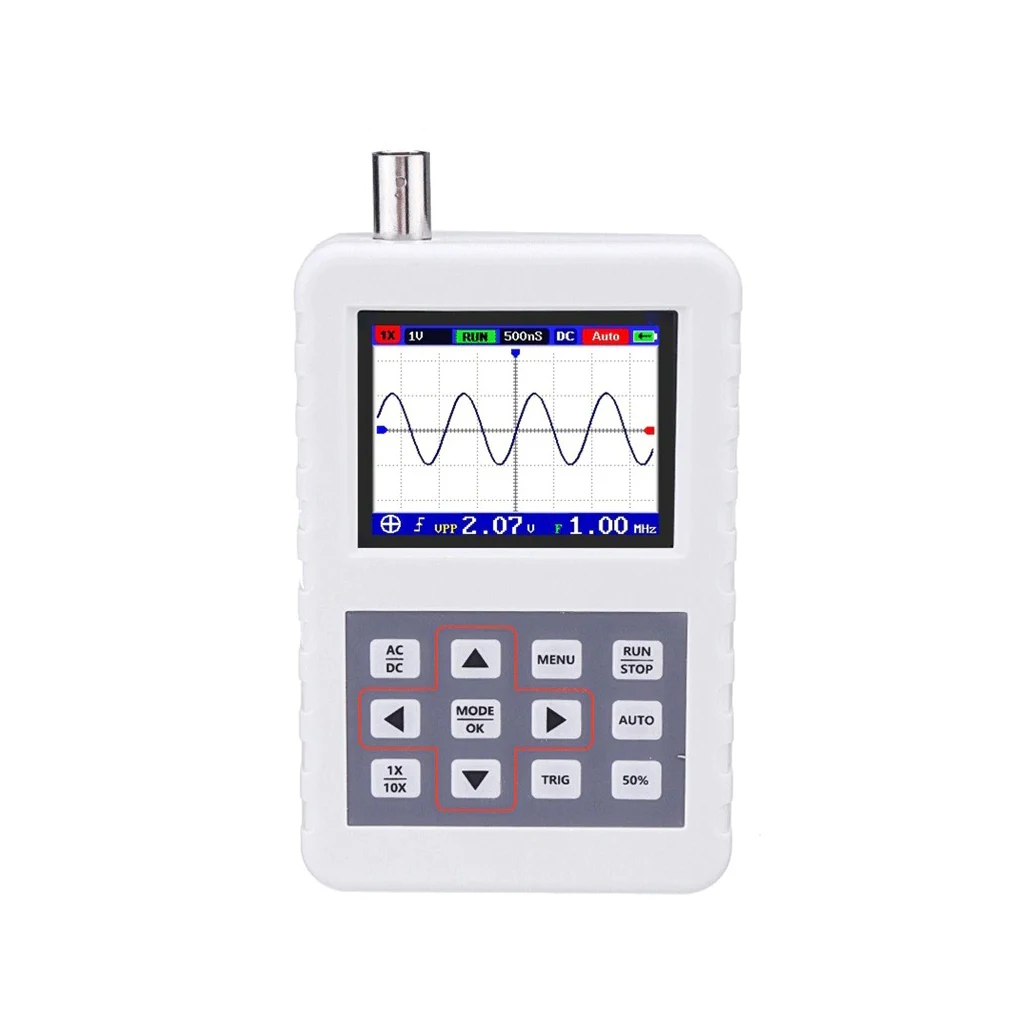 

Digital Oscilloscope Portable 20Msa/s Sampling Rate 5Mhz Analog Bandwidth Professional Signal Generator Electrician Tool