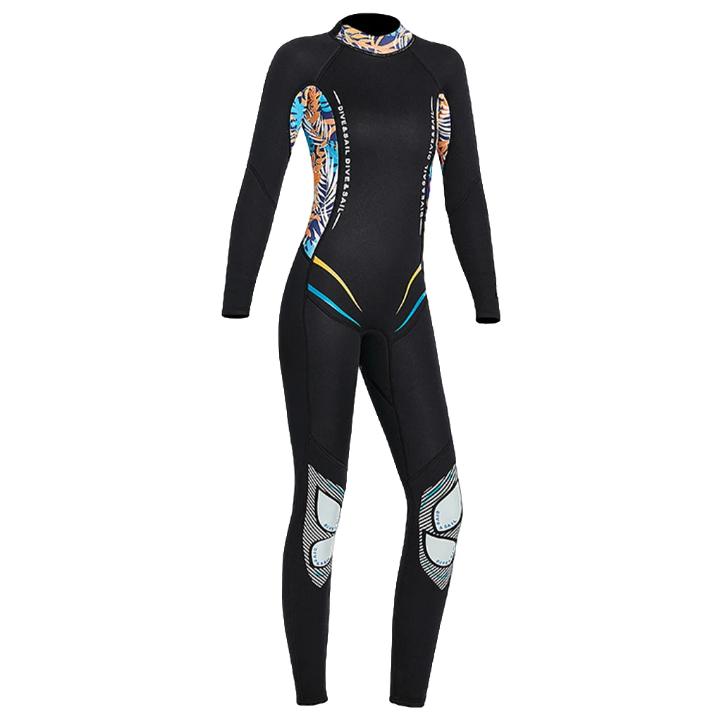 

Cold Proof Long Sleeve Wetsuit For Female - Stay Warm And Swim Freely Surfing And Snorkeling Swimsuit One-piece Swimsuit