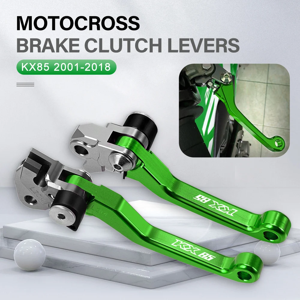 

Motocross Pivot Brake Clutch Levers For Kawasaki KX85 2001-2021 2020 2019 Motorcycle Accessories Dirt Pit Bike Handle Lever