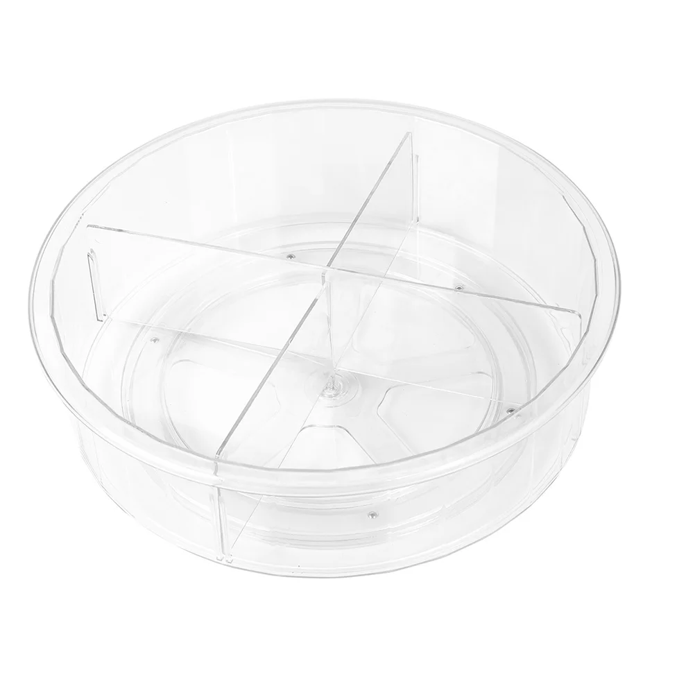 

1PC Kitchen Storage Holder Round Turntable 360 Desktop Rack )