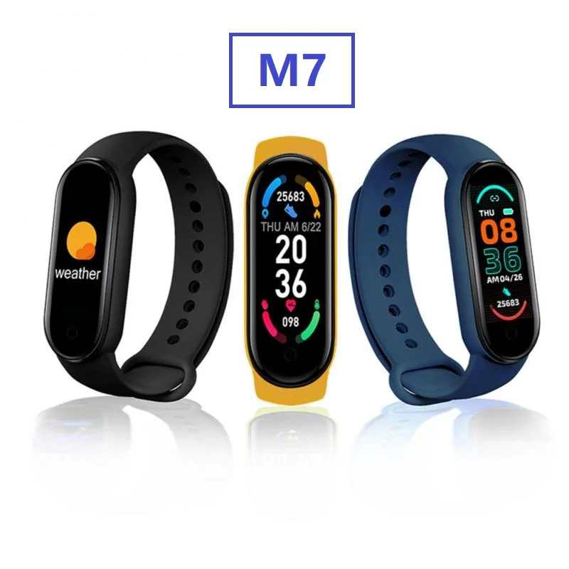 Новинка 2022 Смарт-часы Band 7 M7 для мужчин женщин детей модный спортивный браслет