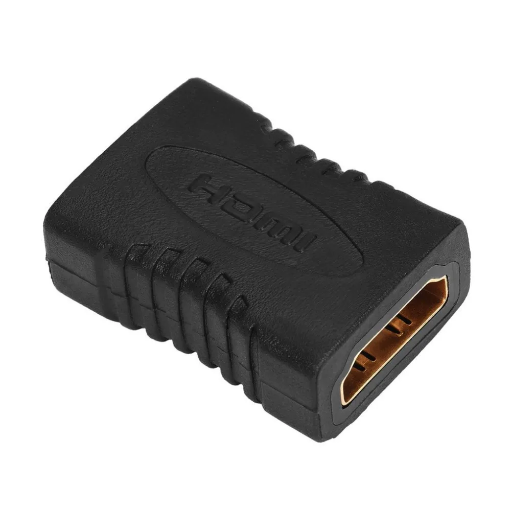 

HDMI-compatible Female to Female F F Coupler Extender Adapter Connector HDTV HDCP 1080P Female To Female Converter Black