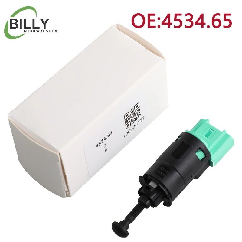 

YAOPEI 4534.65 453465 Brake Light Switch Button for Citroen C2 C3 C4 C5 for Peugeot 207 308 607 Partner 1606480480 453448