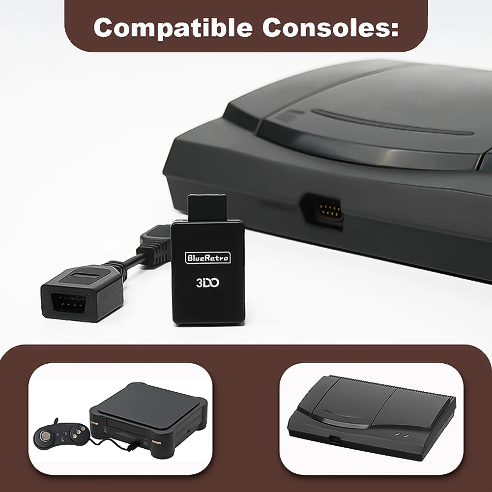 Совместимые с Bluetooth адаптеры для беспроводных игровых контроллеров PS3/PS4/PS5 8bitdo