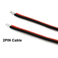 2pin cable20awg 18awg wirefor 2835 3528 5050 mono color led stripslow voltage dc12v24vled strip lightlinear lighting