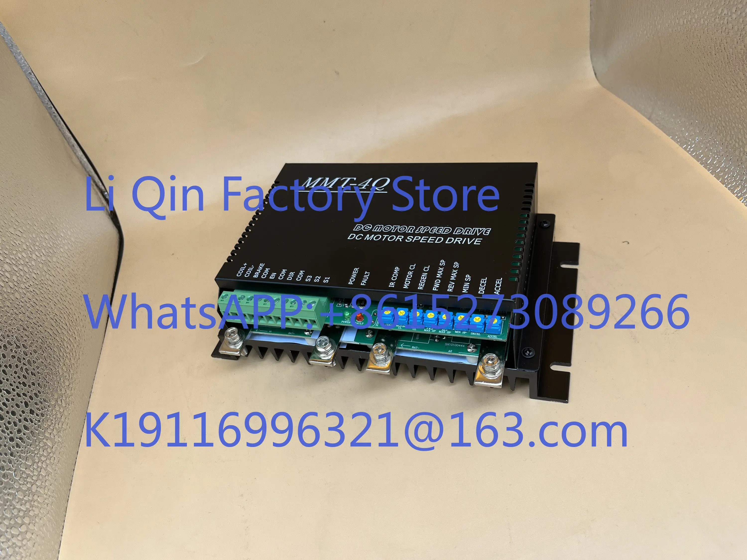Фото Регулятор скорости двигателя постоянного тока DC48RT100BL MMT-4Q, 2 кВт, четырехквадрантный, реверсивный, с рекуперацией энергии №1