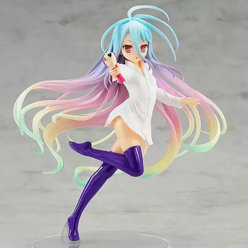 Нет игры нет жизни Аниме фигурки Shiro Jibril сексуальная девушка водяной пистолет Ver.