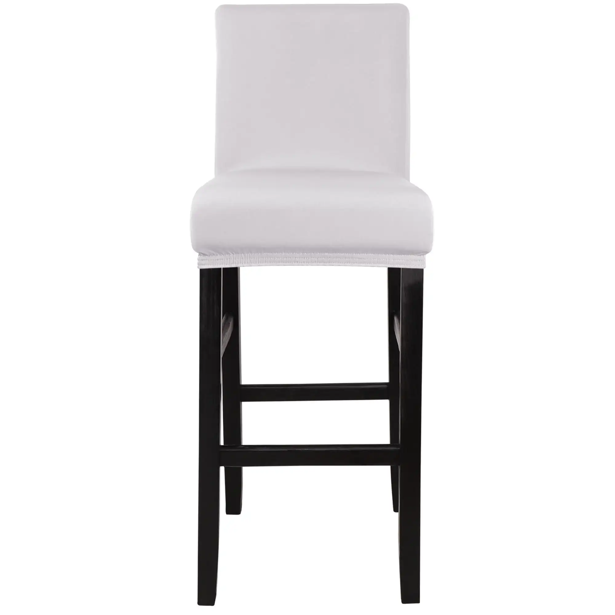 

Bar Stool Covers Counter Height Side Chair Slipcover Silver Grey 1