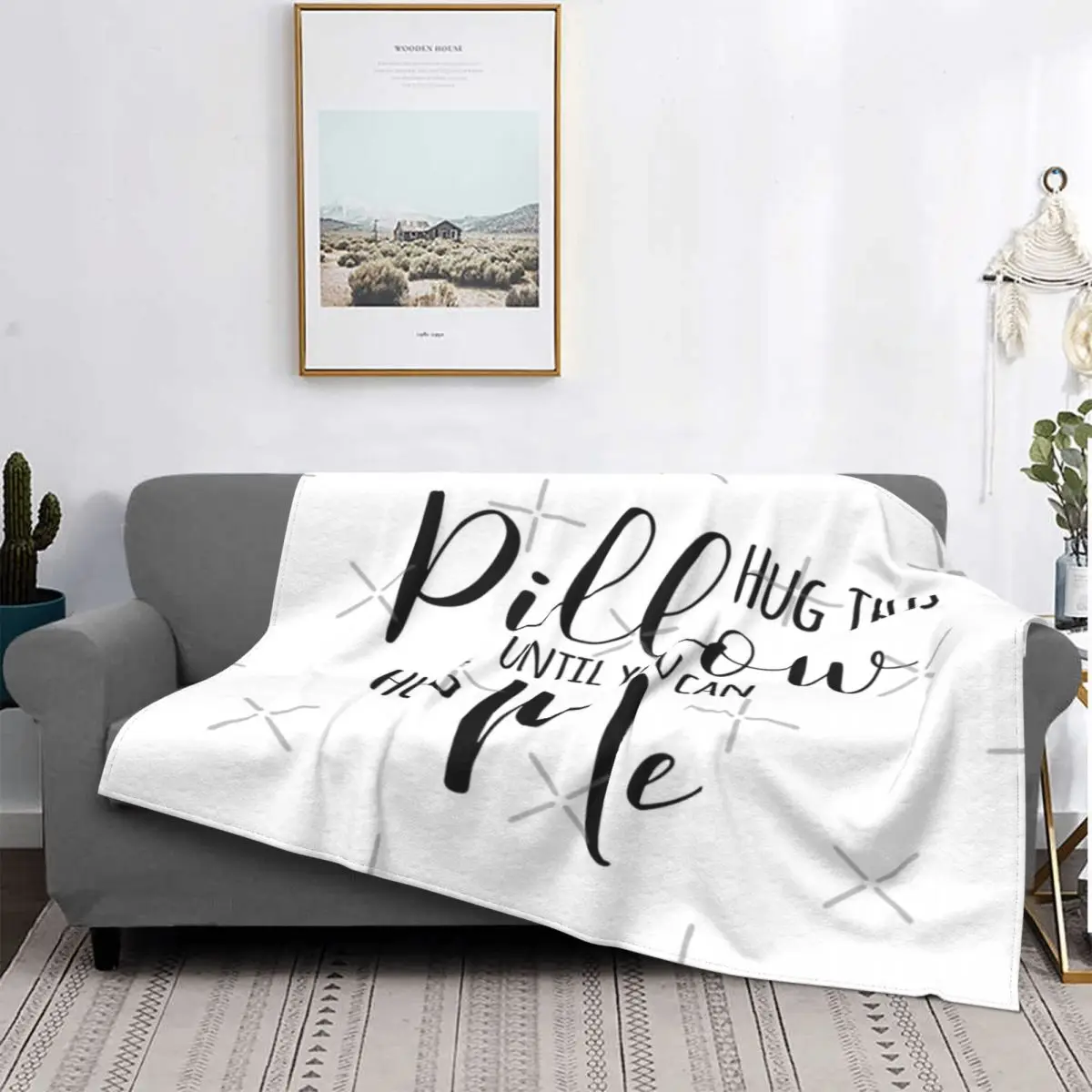 

Hug This Pillow to You Can Hug Me, 1 manta, colcha de cama a cuadros, funda de cama, colcha 135, manta Kawaii, toalla de playa d