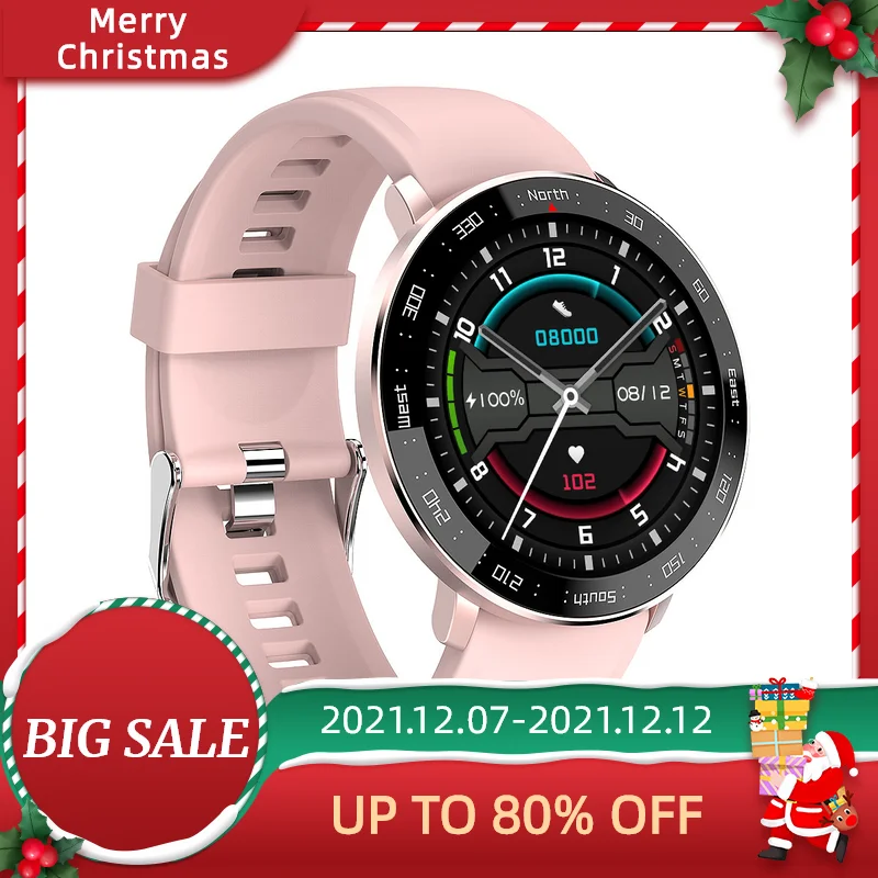 

Business Men Sports Smart Watch Call Reminder Heart Rate Monitor Full Screen Touch Waterproof for Android iOS
